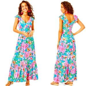 NWT - Lilly Pulitzer Vyra Stretch Knit Maxi Dress - Size 2